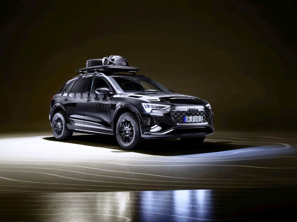 Audi Q8 e-tron edition Dakar im Test