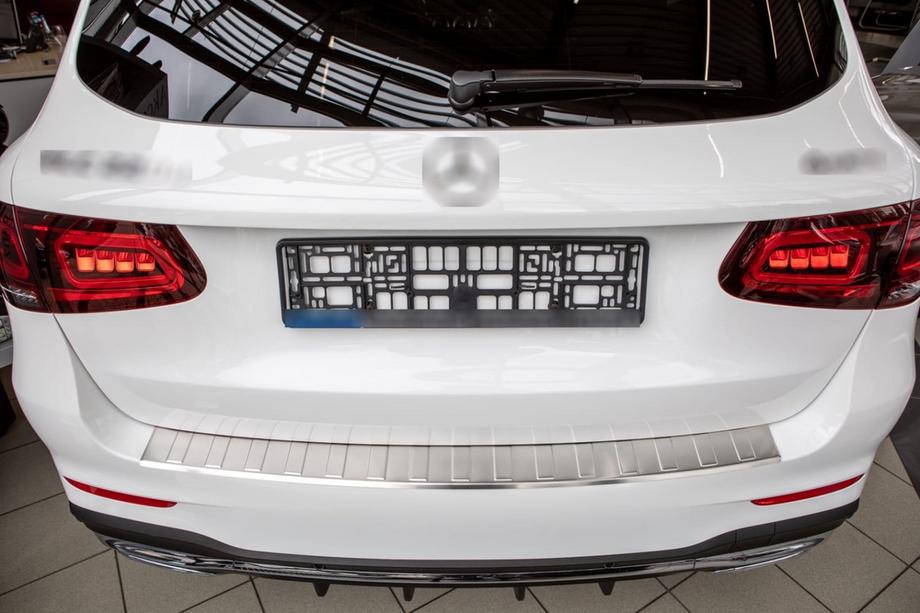 Mercedes GLC X253 2015-2022 Heckstoßstangenschutz Carmos (2019-2022, Edelstahl) Image