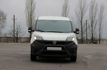 Fiat Doblo II 2010-2022 Frontbügel WT022 Schwarz (Edelstahl) Foto 1