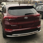 Hyundai Tucson TL 2016-2021 Heckschutzbügel AK002-2 (Edelstahl) Foto 1