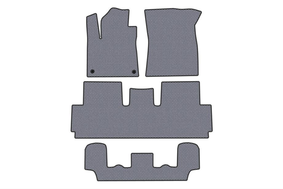 Citroen C-4 Picasso 2013–2022 Gummimatten Carsuit (Für Grand, 3 Reihen, Grau) Foto 1