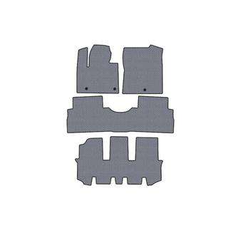 Gummimatten Carsuit (3 Reihen, Grau) Hyundai Santa Fe 4 2018-2023 Foto 1