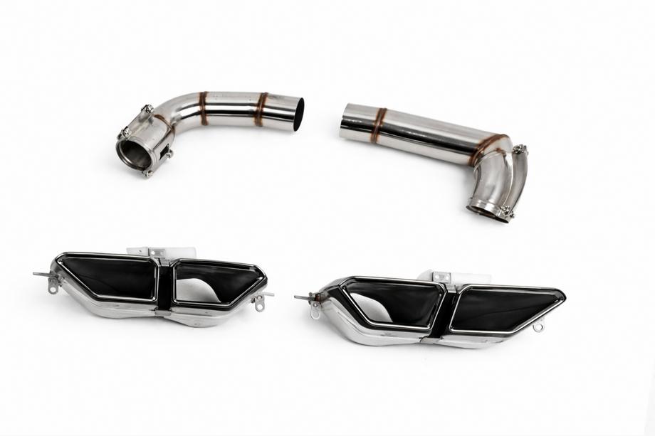 BMW 7 Series G70/G71 2022- Heckdiffusor mit Endrohren (für M760, M-Sport und i7 M70) Foto 9