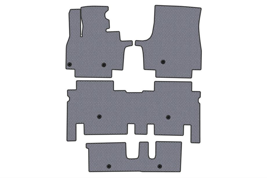 KIA EV9 Gummimatten Carsuit (3 Reihen, Grau) Image