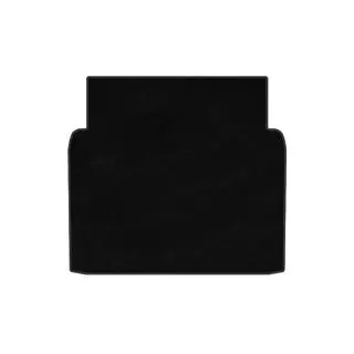 Premium Textil-Kofferraummatte (Short, Schwarz) Foto 1