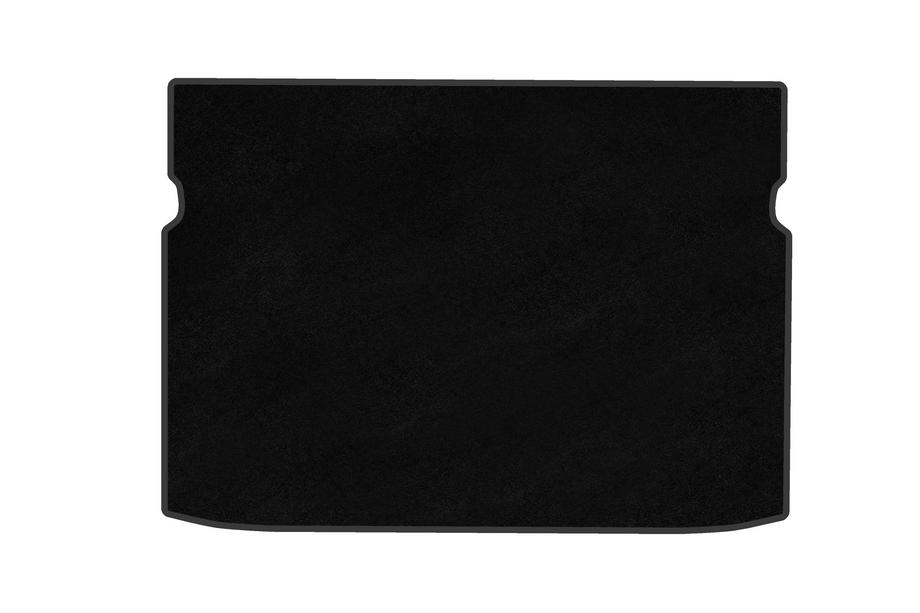 Opel Crossland X 2017-2024 Textile Kofferraummatte Premium (2017-2020, schwarz) Image