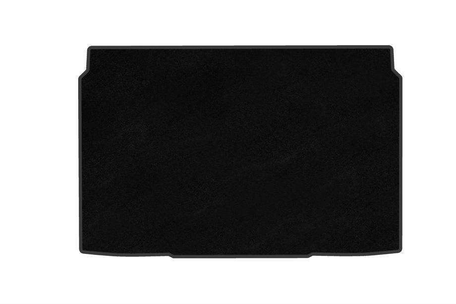 Peugeot 208 2019- Premium Kofferraummatte Textil (Benzin, Schwarz) Image