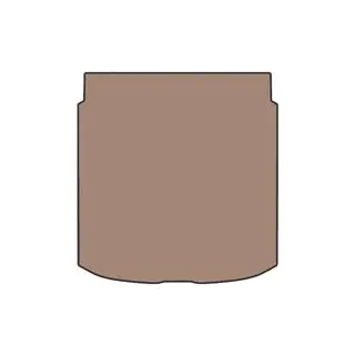 Gummi-Kofferraummatte (Sedan, beige)