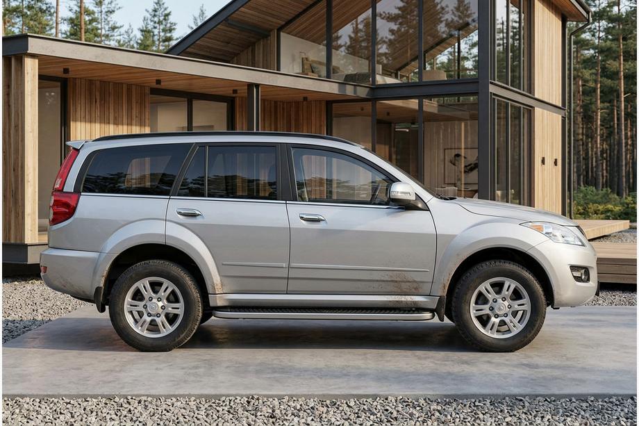 GreatWall Haval/Hover H3 2005-2013 Seitenschweller Tayga Grey (2 Stk., Aluminium) Foto 1