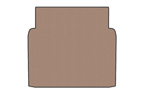 Mercedes S-class W221 2005-2013 Gummimatte für den Kofferraum (kurz, beige) Foto 1