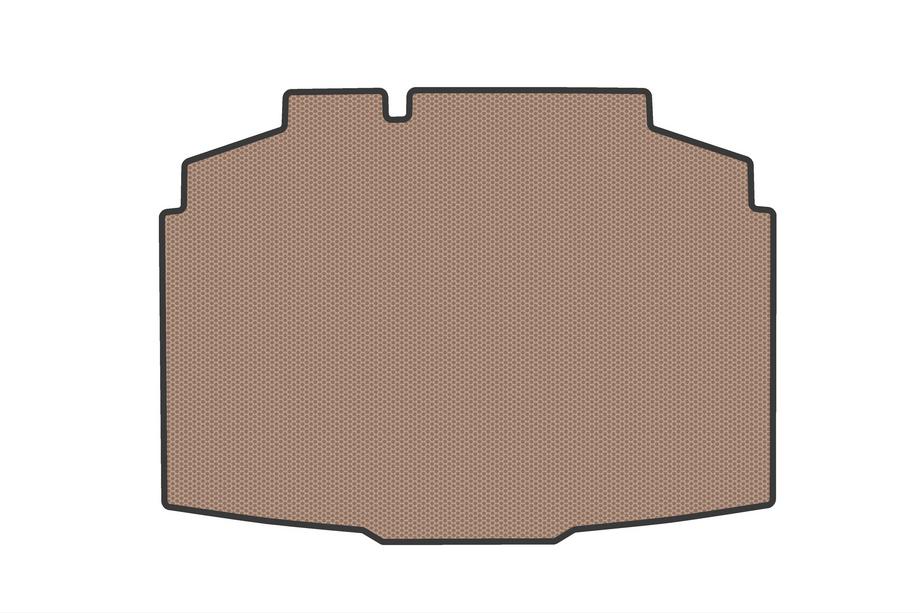Skoda Fabia 2021– Gummimatte für Kofferraum (HB, beige) Image