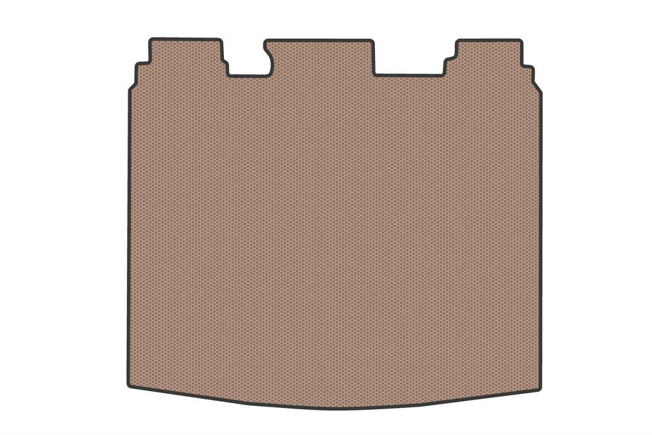 Volkswagen Caddy 2020- Gummimatte für Kofferraum (Beige) Image