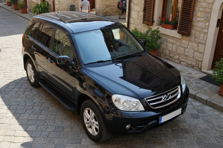 Chery Tiggo 3 2005- Seitenschweller Bosphorus Black (2 Stk., Aluminium) Image