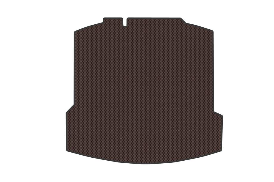 Seat Toledo 2012-2019 Gummimatte für Kofferraum (Braun) Image