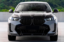 BMW X6 G06 2019–2027 Frontstoßstangenlippe Lip LRT (für M-Sport 2023+, Carbon) Foto 3