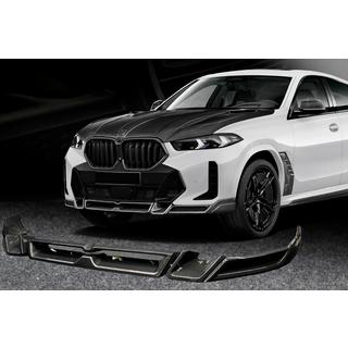 Frontstoßstangenlippe Lip LRT (für M-Sport 2023+, Carbon) BMW X6 G06 2019–2027 Foto 1