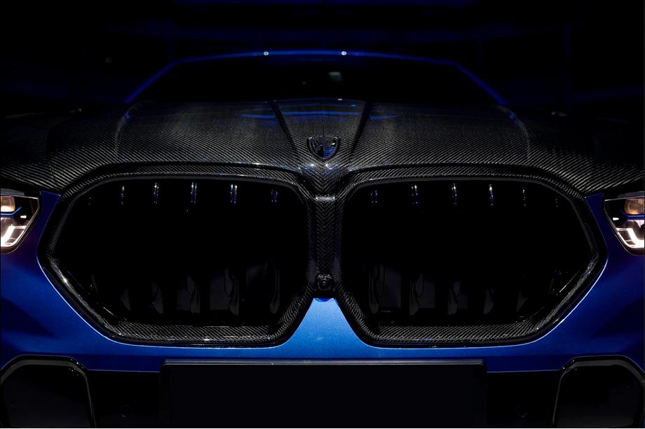 BMW X6 G06 2019–2027 LRT Kühlergrill-Einfassung (2023+, Carbon) Image