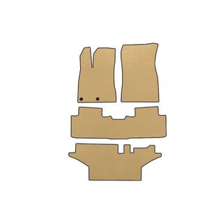 EVA Fußmatten (3 Reihen, Beige)