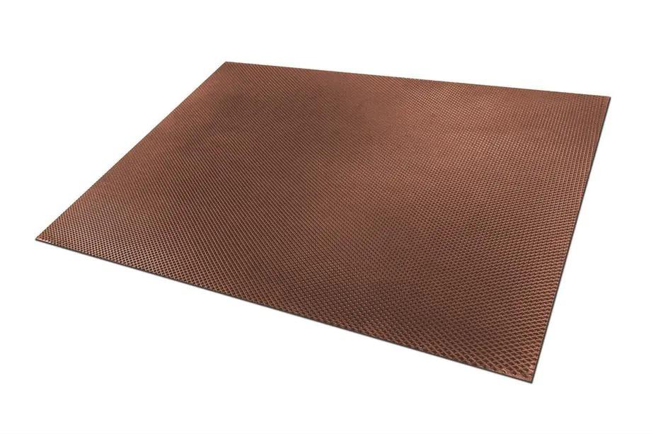 EVA-Matte für Autoteppiche 150x235 (Rautenmuster, Braun) Foto 1