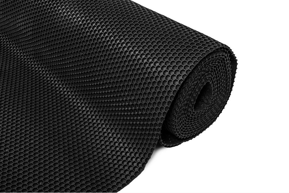 Gummimatte 120x100 (Wabenmuster, schwarz) Foto 1