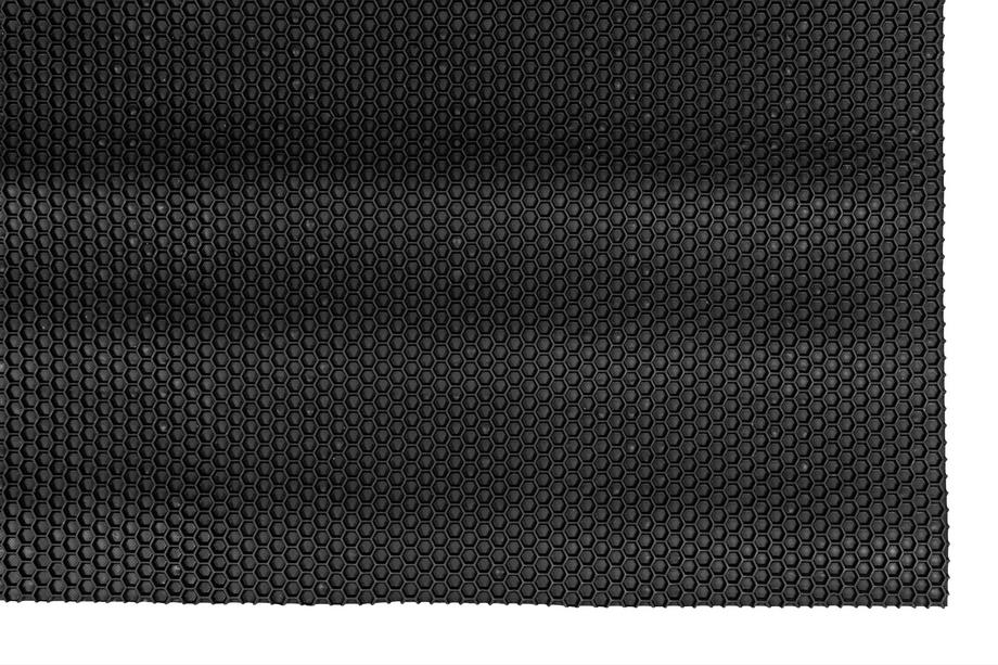 Gummimatte 120x100 (Wabenmuster, schwarz) Foto 10