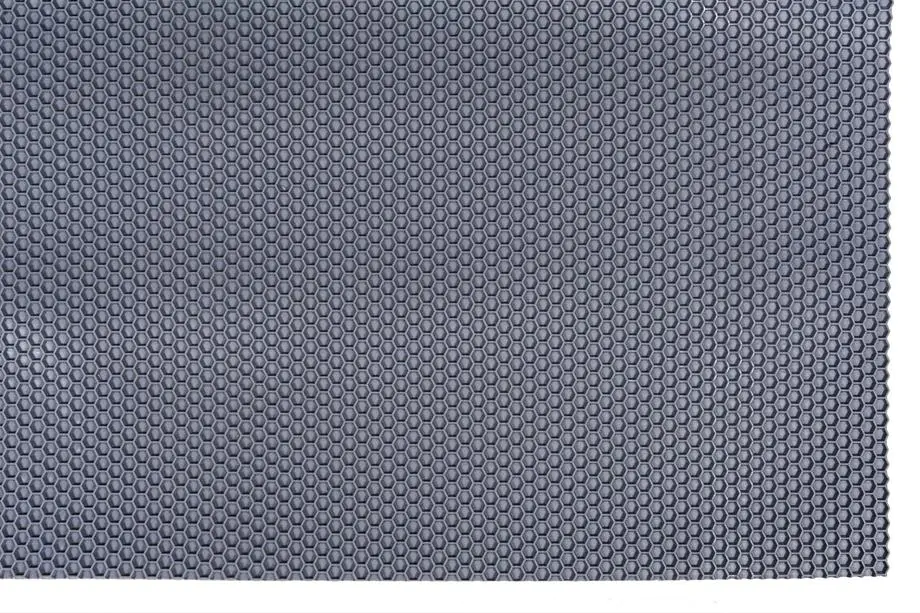Gummimatte-Rohling 120x100 cm (Waben, grau) Foto 12
