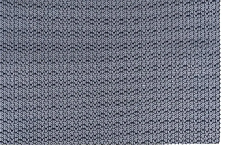Gummimatte-Rohling 120x100 cm (Waben, grau) Foto 14