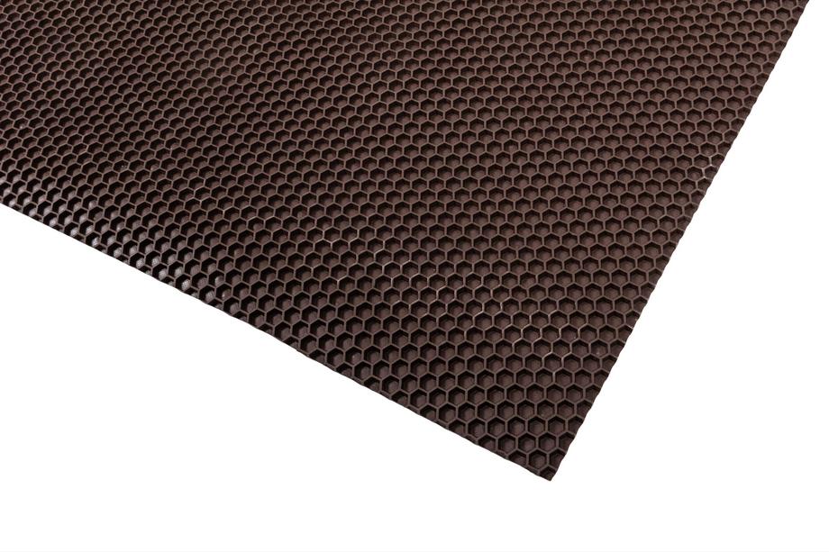 Gummimatte Zuschnitt 120x100 cm (Wabe, Braun) Foto 10