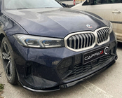 BMW 3 Series G20/G21 2018- Frontstoßstangenlippe Lip EuroCap V1 (für M-Performance 2022-, Schwarz Glanz) Foto 2