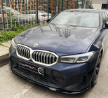 BMW 3 Series G20/G21 2018- Frontstoßstangenlippe Lip EuroCap V1 (für M-Performance 2022-, Schwarz Glanz) Foto 1