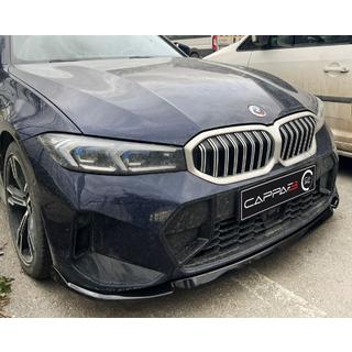 Frontstoßstangenlippe Lip EuroCap V1 (für M-Performance 2022-, Schwarz Glanz) BMW 3 Series G20/G21 2018- Foto 2