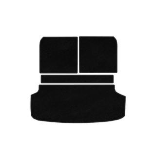 Kofferraummatte Textil Premium V2 (Schwarz)