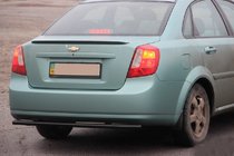 Chevrolet Lacetti 2003-2024 Heckschutz AK002 Schwarz (42mm, Edelstahl) Foto 1