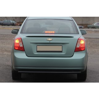 Heckschutz AK002 Schwarz (42mm, Edelstahl) Chevrolet Lacetti 2003-2024 Foto 2