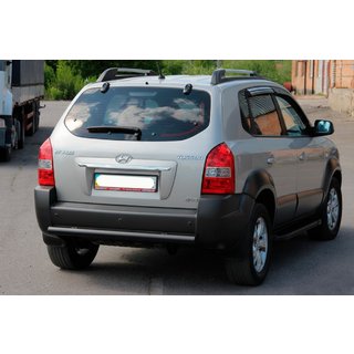 Heckbügel AK002 Schwarz (Edelstahl) Hyundai Tucson JM 2004- Foto 2