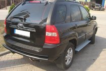 Kia Sportage 2004-2010 Heckbügel AK002 Schwarz (Edelstahl) Foto 2