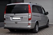 Mercedes Vito W639 2004-2014 Heckbügel AK002 Schwarz (Edelstahl) Foto 6