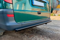 Mercedes Vito W639 2004-2014 Heckbügel AK002 Schwarz (Edelstahl) Foto 1