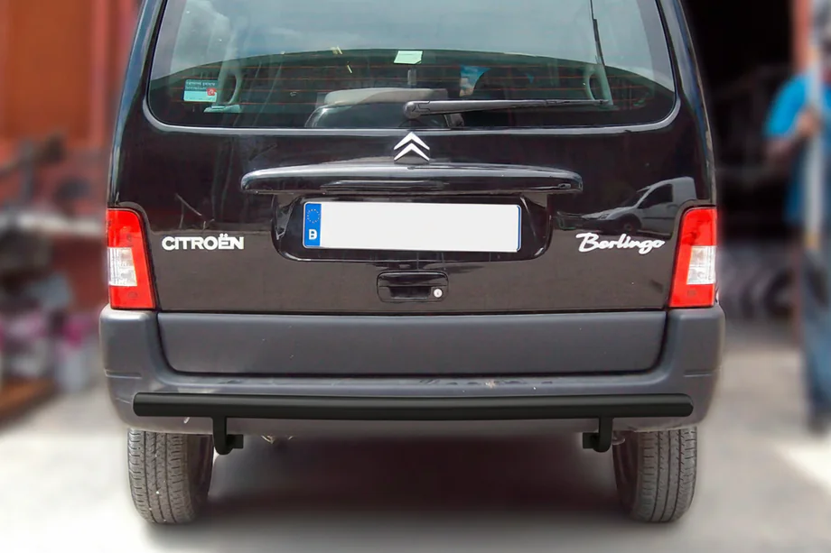 Citroen Berlingo 1996-2008 Heckschutz Black (Edelstahl) Image