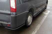 Citroen Jumpy 2007–2017 Hintere Eckschutzrohre Black (2 Stk., Edelstahl) Foto 1