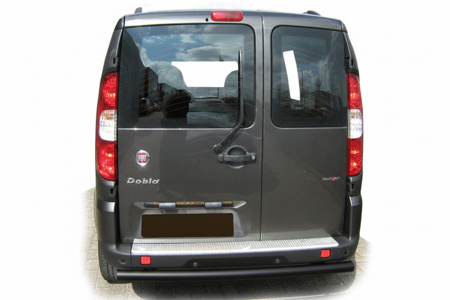 Fiat Doblo I 2005-2010 Heckbügel AK002 Schwarz (Edelstahl) Image