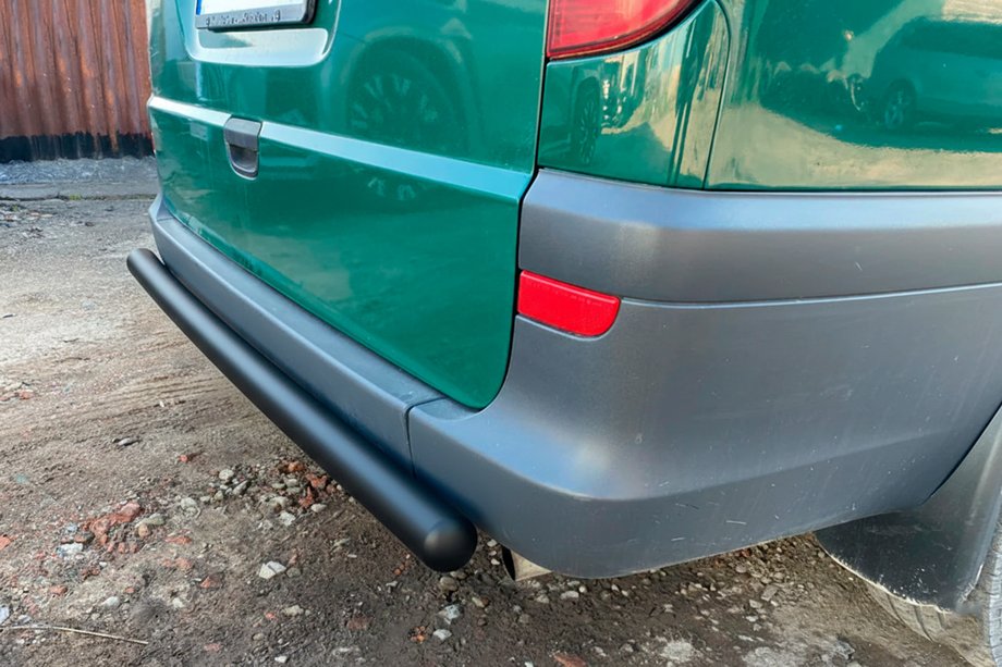 Mercedes Viano 2004-2014 Heckbügel AK002 Schwarz (Edelstahl) Image