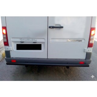 Heckbügel AK002 Schwarz (Edelstahl) Mercedes Sprinter W901/902/903/904/905 1995–2006