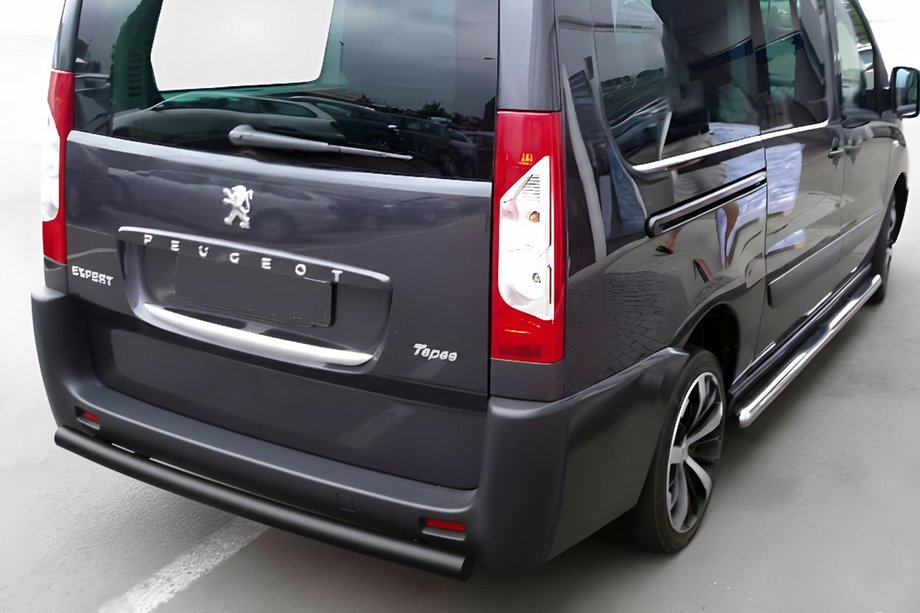 Fiat Scudo 2007-2015 Heckbügel Black (Edelstahl) Image