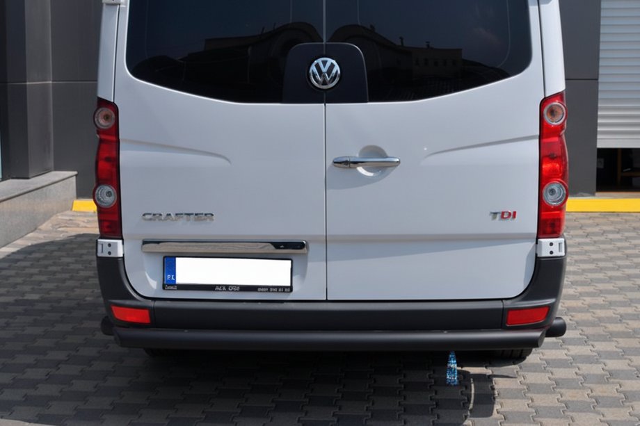 Volkswagen Crafter 2006-2016 Heckbügel AK002 Schwarz (Edelstahl) Image