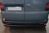 Volkswagen T5 Transporter 2003-2010 Heckbügel AK002 Schwarz (Edelstahl) Foto 5