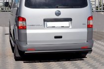 Volkswagen T5 Transporter 2003-2010 Heckbügel AK002 Schwarz (Edelstahl) Foto 4