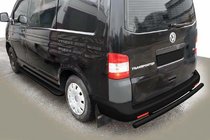Volkswagen T5 Transporter 2003-2010 Heckbügel AK002 Schwarz (Edelstahl) Foto 6