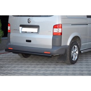 Heckbügel AK002 Schwarz (Edelstahl) Volkswagen T5 Transporter 2003-2010 Foto 3