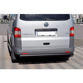 Heckbügel AK002 Schwarz (Edelstahl) Volkswagen T5 Transporter 2003-2010 Foto 4